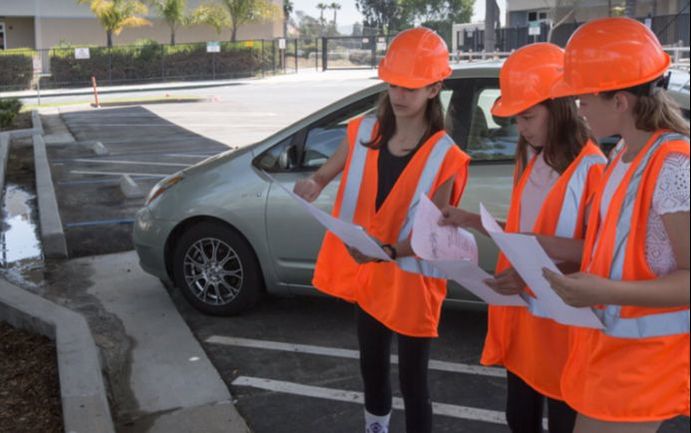 SWPPP interns supervise construction at La Costa Heights